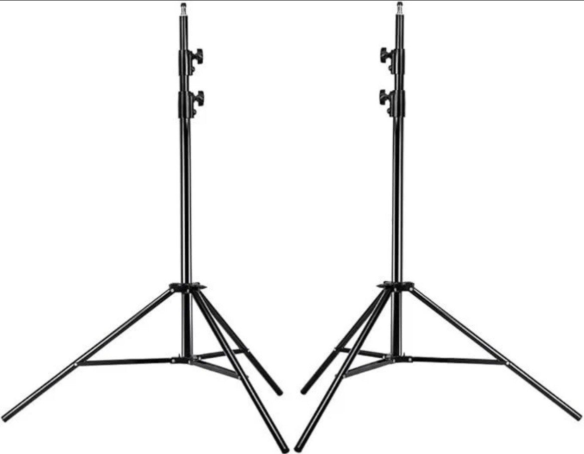 Neewer 2x - 9 feet/260cm Pro Photo Studio Light stands with Adjustable Heights
