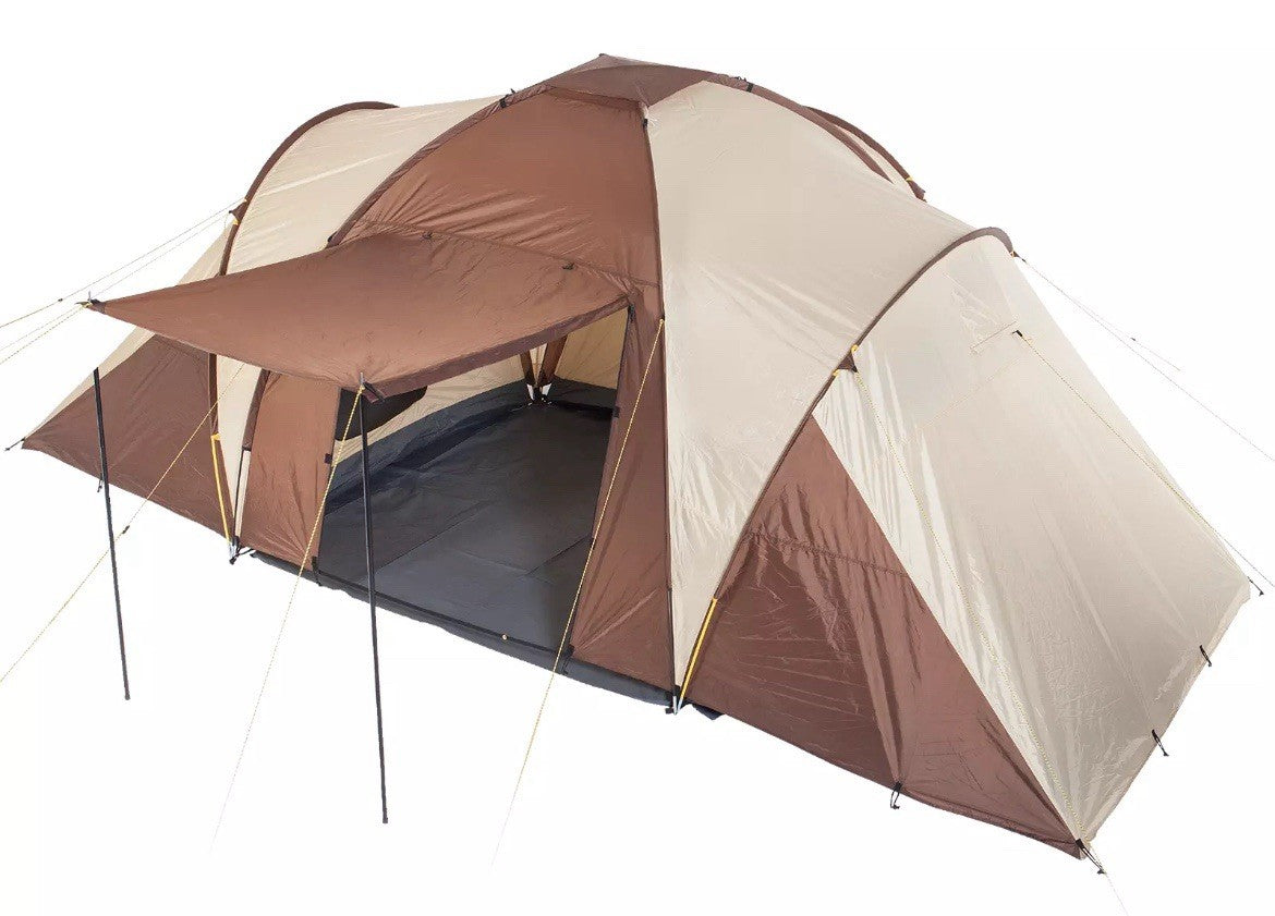 Skandika Daytona 6 Tent Family (3 Bedroom) 6-person in Beige & Brown (SKA0046)