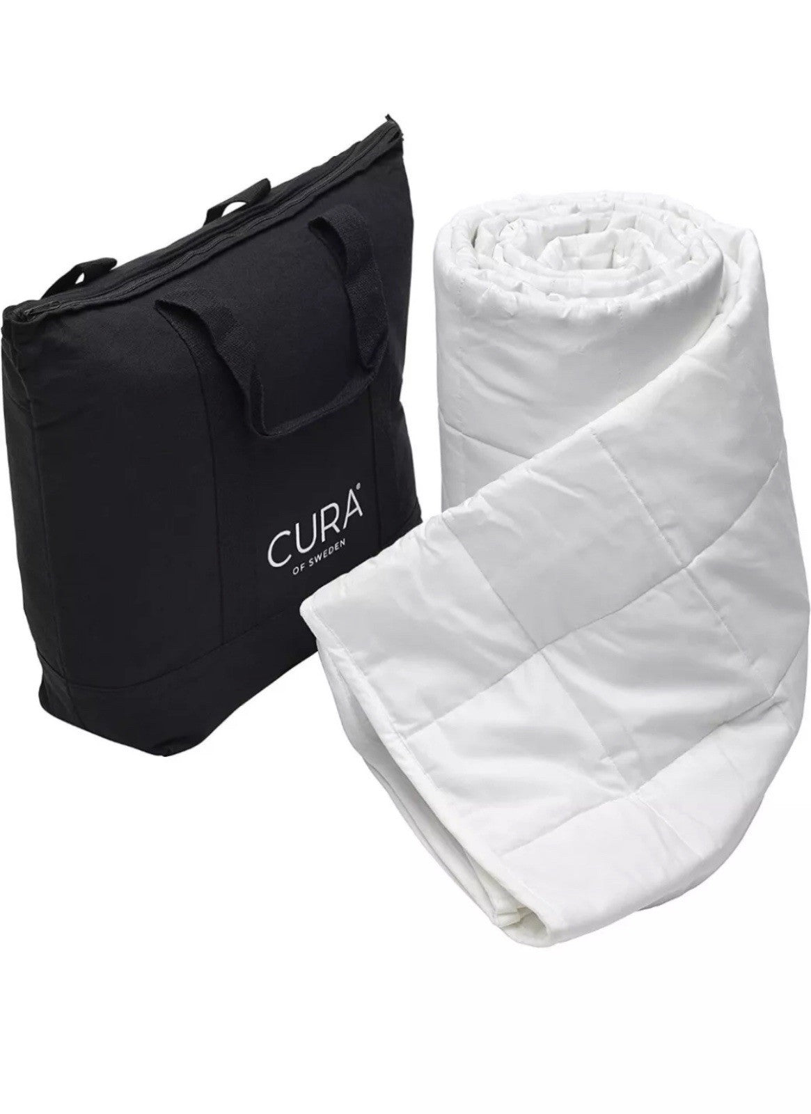Cura Pearl Classic 150x210 3kg Premium Cotton Weighted Blanket — Heavy Weighted