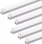 Barrina Led Batten Light 4ft, 6 Pack, T5 Led Tube Lights, 2200lm 6500K