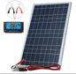20W 12V Portable Mono Solar Panel Trickle Charger Kit Car Battery Maintainer RV