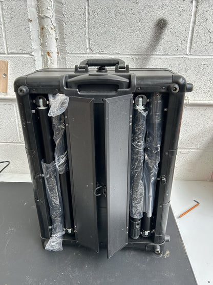 Make Up Suitcase on with Mirror And Speakers on Bluetooth