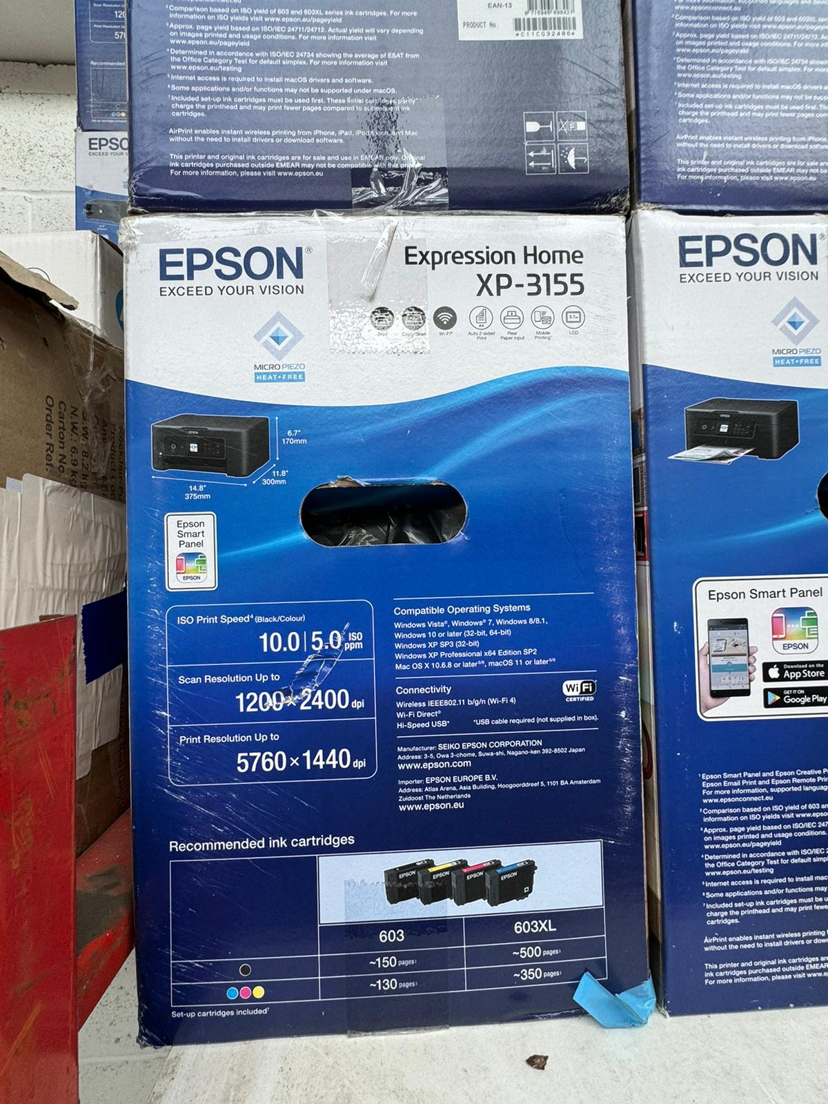 Bulk Listing 30x Epson Expression 3155 printers